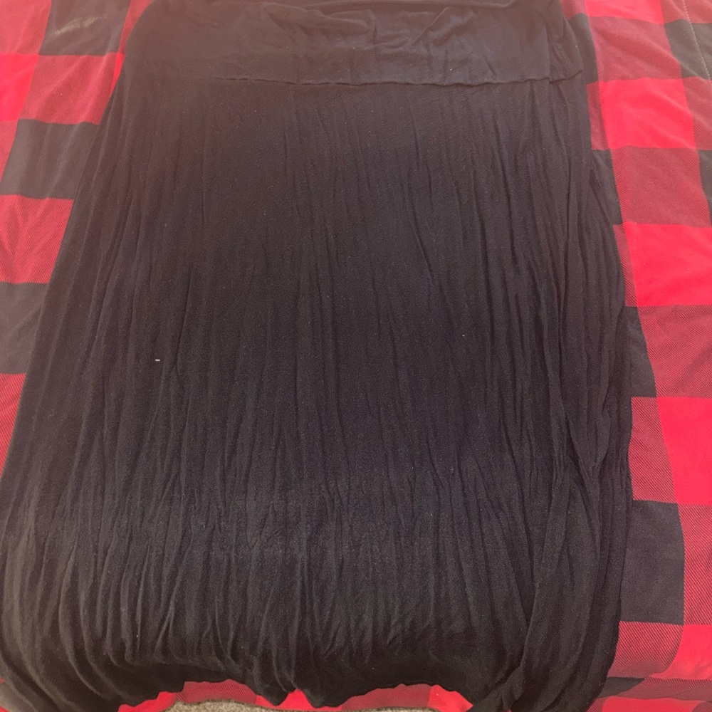 Ashley Stewart Elegant Black Maxi Skirt